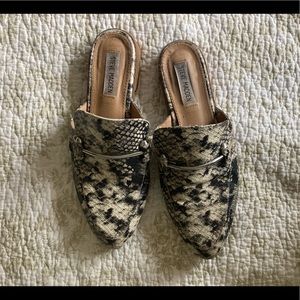 Steve Madden Snakeskin Slides